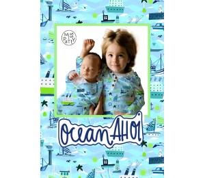 Bio Jersey Lillestoff - Ocean Ahoi